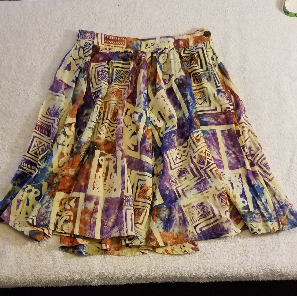 Vintage Zaza Design Flowing Skirt